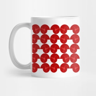 Happy Hummingbirds In Fractal Pattern Mug